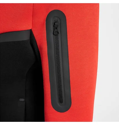 Толстовка детская Nike Sportswear Tech Fleece Red/Black HV5867-011