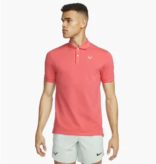 Поло мужское Nike The Polo Rafa Slim-Fit Polo Peach DD8532-850