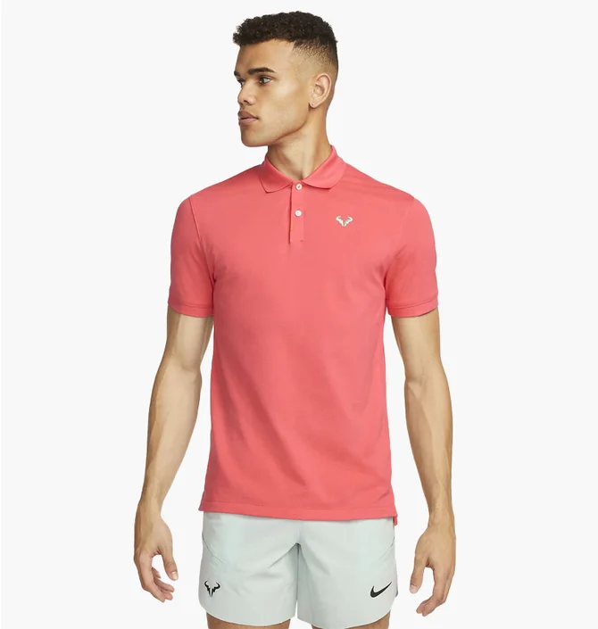 Поло мужское Nike The Polo Rafa Slim-Fit Polo Peach DD8532-850