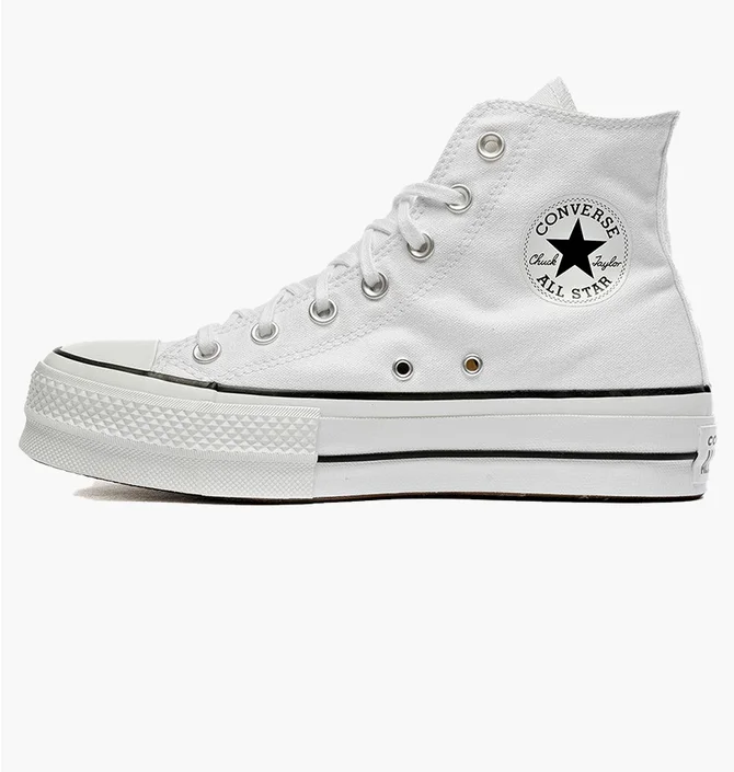 Кеды женские Converse Taylor All Star Lift Hi White 560846C