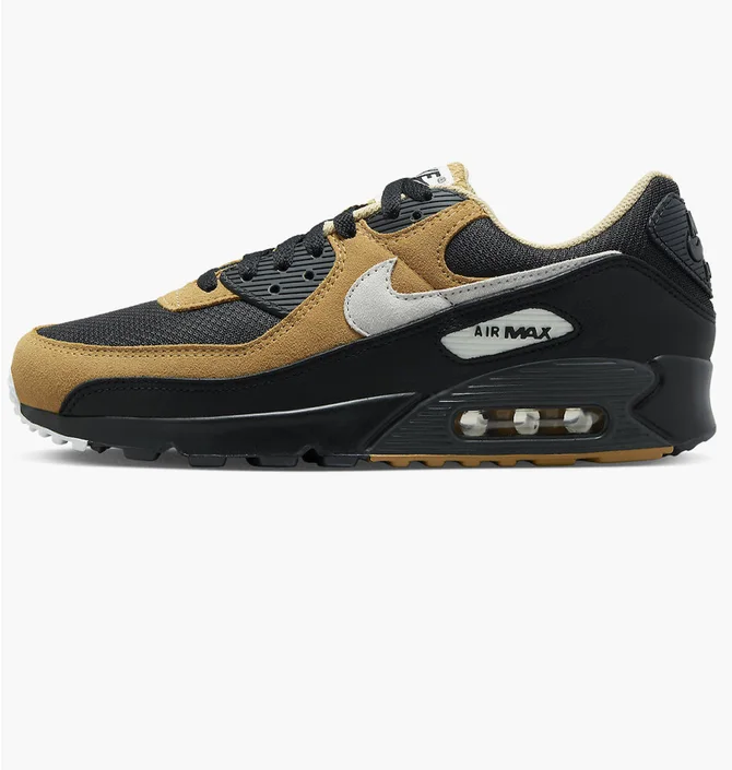 Кросівки чоловічі Nike Air Max 90 Black/Yellow DQ4071-003