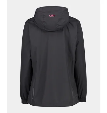 Ветровка женская CMP Woman Rain Jacket Fix Hood Black 39X6636-01UE