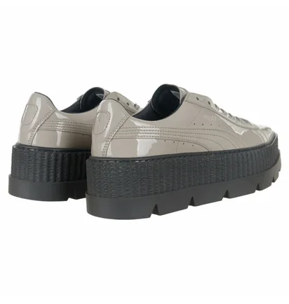 Кроссовки женские Puma X Fenty Rihanna Pointy Creeper Patent Beige 366270-02