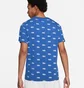 Футболка мужская Nike M Nsw Tee Printed Club Lbr Blue DA0514-480