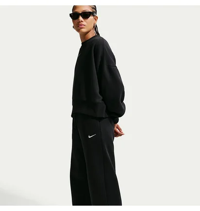 Штани жіночі Nike Sportswear Phoenix Fleece High-Waisted Wide-Leg Pants Black IH1011-010