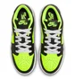Кроссовки детские Air Jordan 1 Low Se Black Cat Volt Black/Green DX6666-701