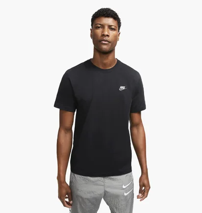 Футболка чоловіча Nike Sportswear Club T-Shirt Black Ar4997-014