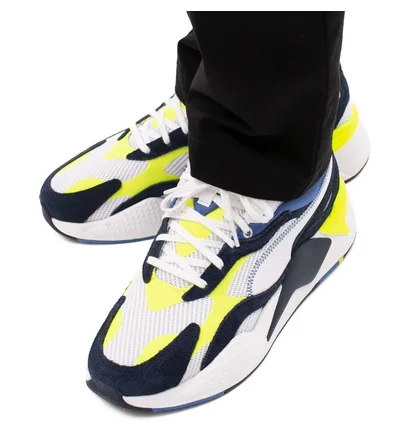 Кросівки чоловічі Puma Rs-X³ Twill Airmesh White/Blue 36884501