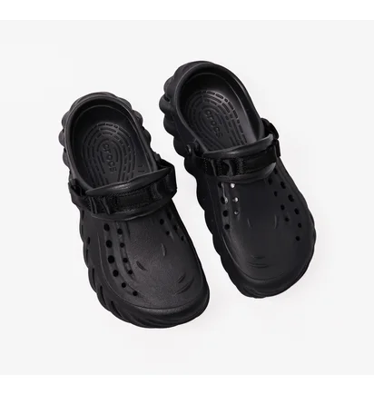 Тапочки унісекс CROCS Echo Clog Shoes Black 207937-001