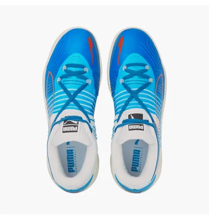 Кроссовки унисекс Puma Fusion Nitro Basketball Shoes Light Blue/White 195587-06