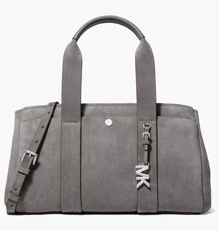 Сумка жіноча Michael Kors Romee Small Suede Satchel Grey 30F5S1ZS1S-STORM-126297