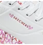 Кроссовки женские Skechers Uno Loving Love White 155506-WRPK