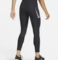 Легінси жіночі Nike Fast Mid-Rise 7/8 Running Leggings With Pockets Black FN3268-010