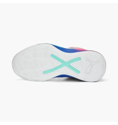 Кроссовки унисекс Puma Rise Nitro Fadeaway Basketball Shoes Blue/Pink 378278-01