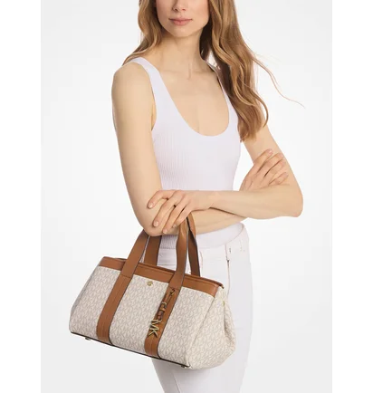 Сумка женская Michael Kors Romee Small Signature Logo Beige/Brown 30T5G1ZS1B-VANILLA-ACORN-117622