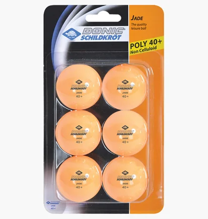 Мяч для настольного тенниса Donic Jade Ball 40+ (6 шт) Orange 618378