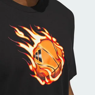 Футболка мужская Adidas Basketball Fire Black IX0107