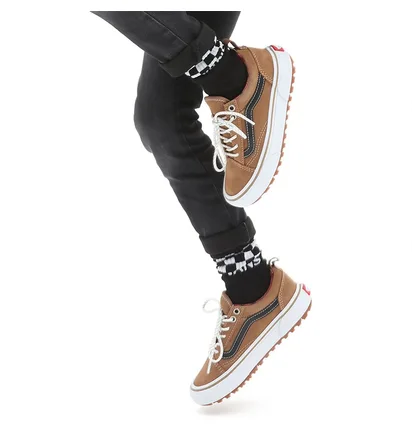 Кеды мужские Vans Old Skool Mte-1 Plaid Brown VN0A5FBOY491