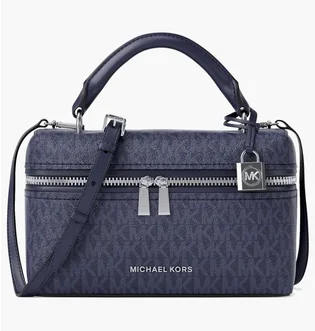 Сумка жіноча Michael Kors Jana Extra-Small Signature Logo Convertible Crossbody Bag Blue 32F5SQ1C0V-BLUE-143334
