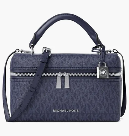 Сумка жіноча Michael Kors Jana Extra-Small Signature Logo Convertible Crossbody Bag Blue 32F5SQ1C0V-BLUE-143334