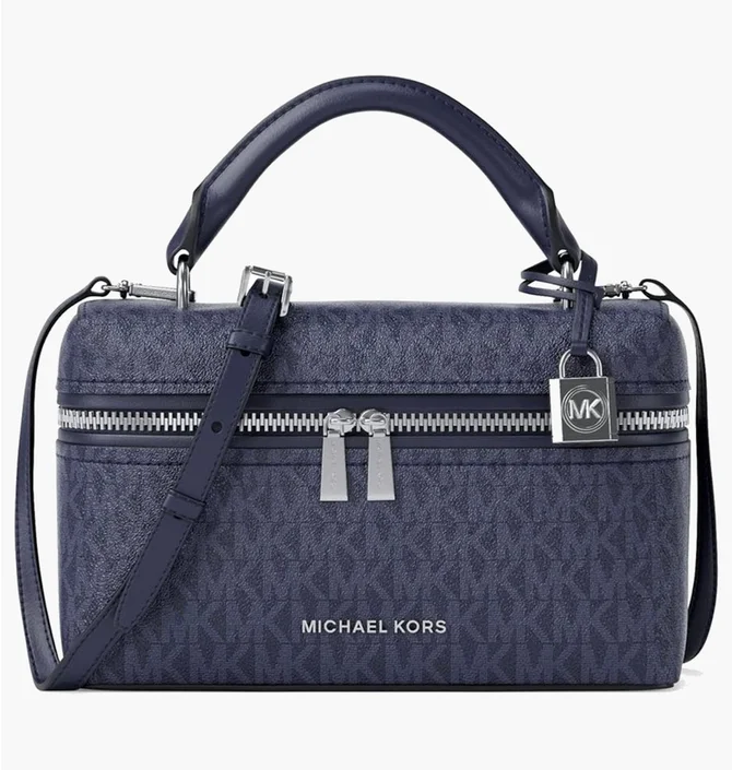 Сумка жіноча Michael Kors Jana Extra-Small Signature Logo Convertible Crossbody Bag Blue 32F5SQ1C0V-BLUE-143334