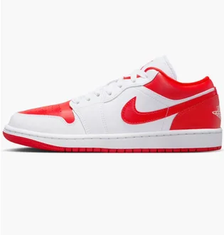 Кросівки жіночі Air Jordan 1 Low White/Red DC0774-110