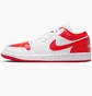 Кроссовки женские Air Jordan 1 Low White/Red DC0774-110