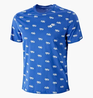 Футболка мужская Nike M Nsw Tee Printed Club Lbr Blue DA0514-480