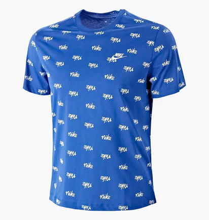 Футболка мужская Nike M Nsw Tee Printed Club Lbr Blue DA0514-480