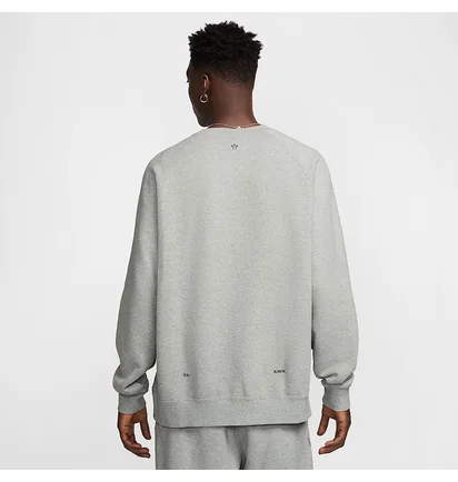 Свитшот унисекс Nike Nocta Fleece Cs Grey FN8160-063