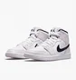 Кроссовки женские Air Jordan 1 Mid Barely Rose White/Pink Bq6472-500