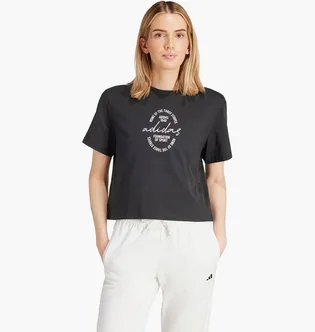 Футболка жіноча Adidas Brand Love Signature Graphic Tee Black IY3408