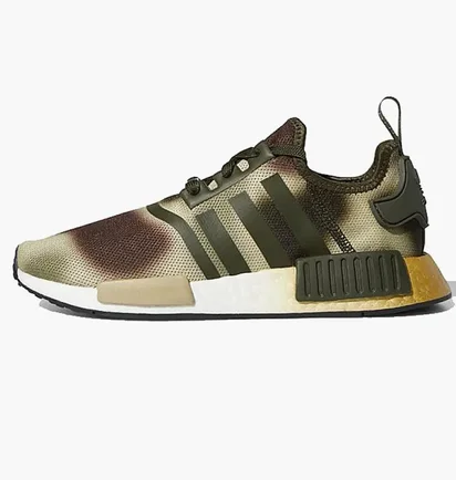 Кросівки жіночі Adidas Nmd R1 Star Wars Originals Camo/Green Fw2280