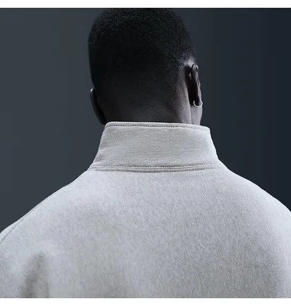 Кофта мужская Nike Nl Solo Swsh Bb Quarter Zip Grey HV1094-063