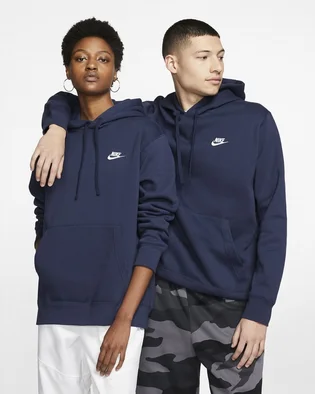 Худи мужское Nike M NSW CLUB HOODIE PO BB Blue BV2654-410