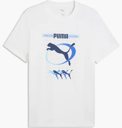Футболка мужская Puma Graphic Execution White 691786-02