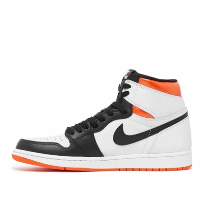 Кроссовки мужские Air Jordan 1 Retro High Og Electro Orange Black/White 555088-180