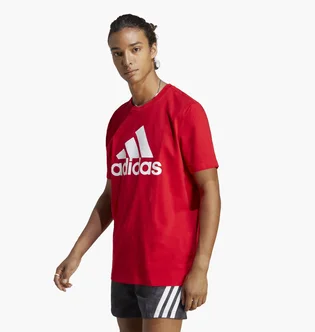 Футболка чоловіча Adidas Essentials Single Jersey Big Logo Tee Red IC9352