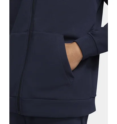 Толстовка чоловіча Nike Dry Men's Dri-FIT Hooded Fitness Full-Zip Blue CZ6376-451