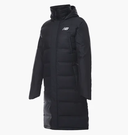 Парка мужская New Balance Bench Long Down Black MJ231054BK