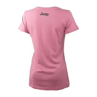 Футболка жіноча Jeep T-Shirt Star Botanical Print J22W Pink O102614-P490