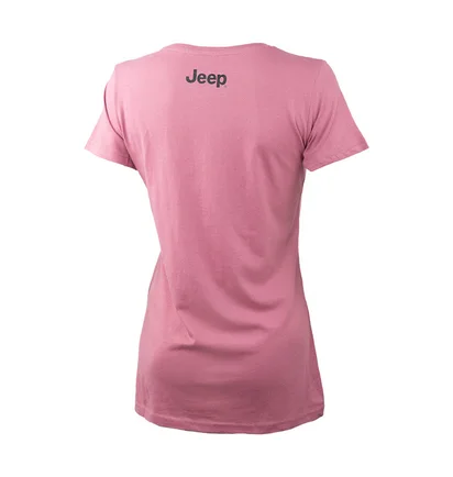 Футболка жіноча Jeep T-Shirt Star Botanical Print J22W Pink O102614-P490