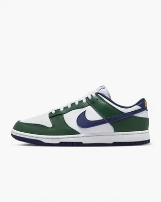 Кроссовки мужские Nike Dunk Low Shoes White/Green FV6911-300