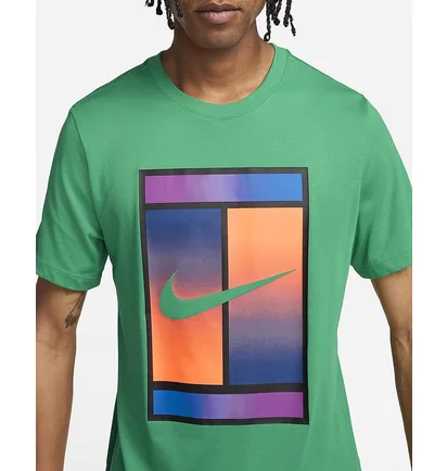 Футболка мужская Nike T-Shirt Court Dri-Fit Green FQ4934-324