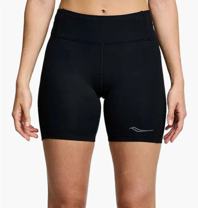 Шорты женские Saucony Fortify 6 Short Black SAW800451-BK