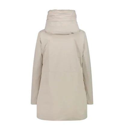 Куртка женская CMP Fix Hood Twill Beige 34K0236F-A238