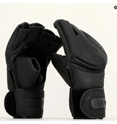 Рукавиці унісекс RDX Grappling Gloves F15 Black GGR-F15MB