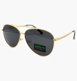 Солнцезащитные очки мужские Moratti Gold/Grey 77008-C4