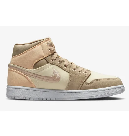 Кроссовки женские Air Jordan W 1 Mid Se Beige DV0427-102