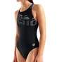 Купальник женский Arena Flowing Swimsuit V Back Black 010256-570